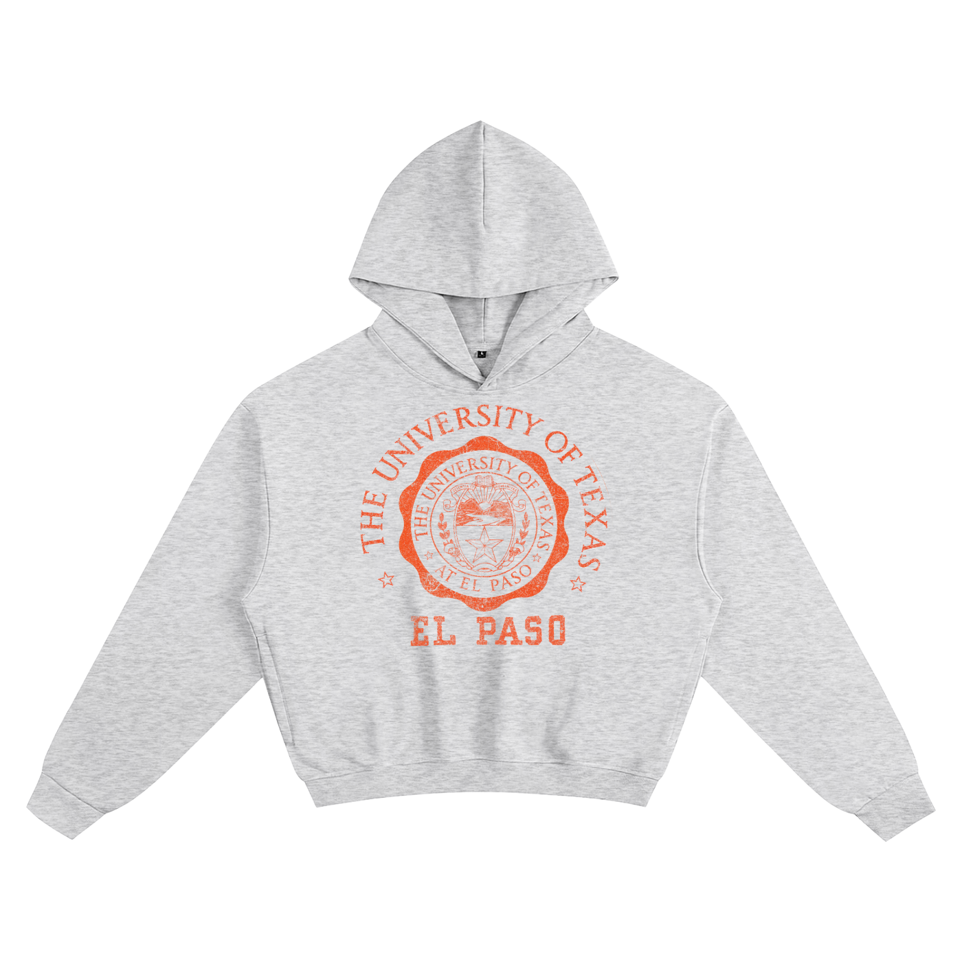UTEP Medallion Cropped Hoodie