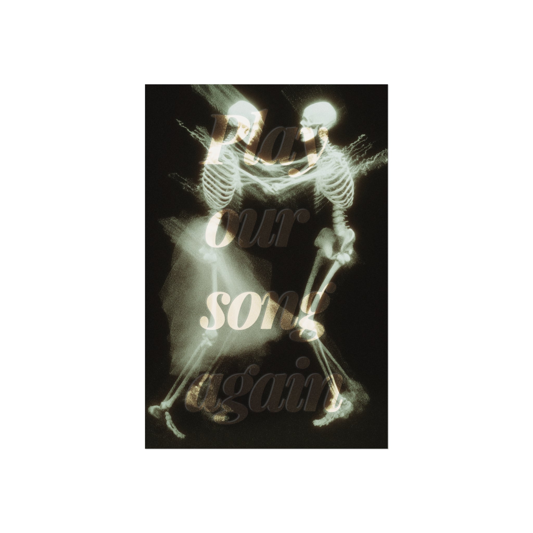Play Our Song Again Matte Wall Art