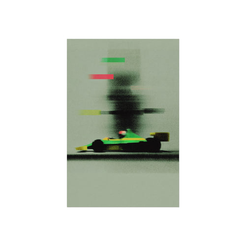 Abstract Velocity Study no.1 Matte Wall Art
