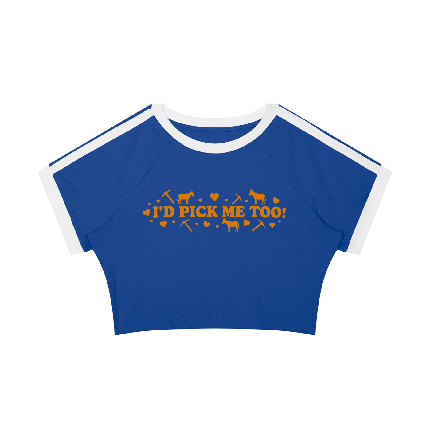 UTEP I’d Pick Me Too Women’s Raglan Crop Tee